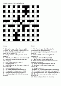 Cryptic Crossword No 2